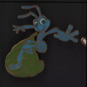 Flik Surfing on leaf full body Disney A Bugs Life  Pin