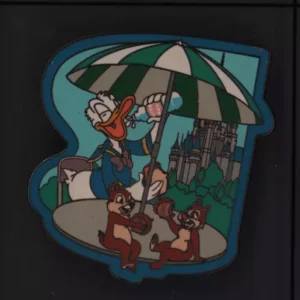 Disney Wdw Cast Member Party Backstage Pass Donald Duck Chip Dale le 3000 Pin