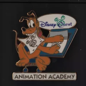 WDW DisneyQuest  Animation Academy Pin ~ Disneyana ~ Pluto