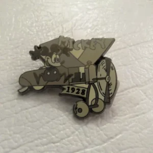 Disney Mickey Mouse Plane Crazy 1928 Airplane Store Pin