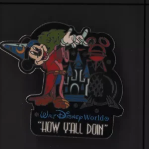 1 Disney Pin Mickey Mouse "how Yall Doin" As Seen Lot White