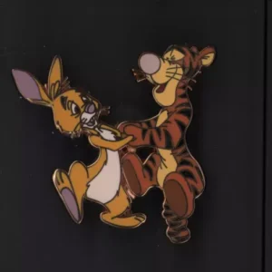 2007 Disney Booster Pin Winnie The Pooh & Gang With Rabbit & Tigger