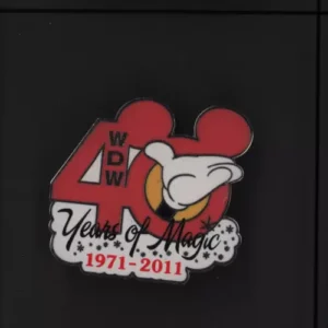 Disney 40 Years of Magic Mickey Glove Pin