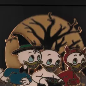 Extremely Rare Disney Halloween Trading Pin Huey, Dewey & Louie Trick