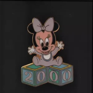 Disney Pin  WDW  Baby Blocks 2000  Minnie Mouse 131