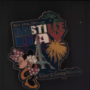 Artist Proof Ap Pin 23339 Wdw  Bastille Day 2003 Minnie Le 1200