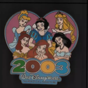 Disney Pin 2003 The Magical Place To Be Princesses Ariel Snow Belle Le