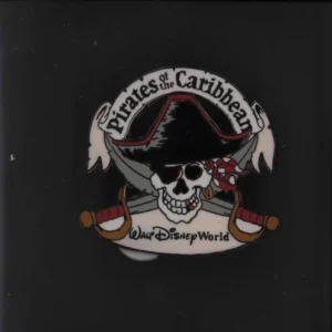 Walt Disney World Pirates of The Caribbean Pin - Skull 2 Swords And Pirate Hat