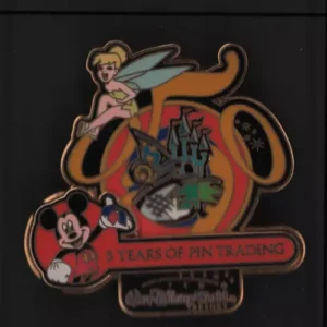 Disneyland 5 Years of Pin Trading Collection Disneyland Tinker Bell Pin LE 1000