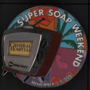 Disney WDW Super Soap Weekend MGM Studios Spinner LE 2500 Pin