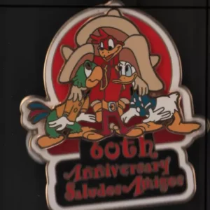 Disney Wdw Saludos Amigos 60th Anniversary Pin Le 3500