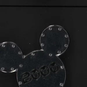 Disney 2000 Applause Mickey Unlimited Silver 2000 Mickey Head Pin895