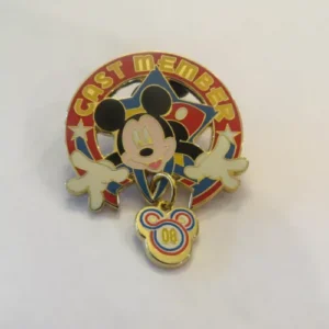 Disney Cast Member Mickey Olympic 2008 Exclusive Pin
