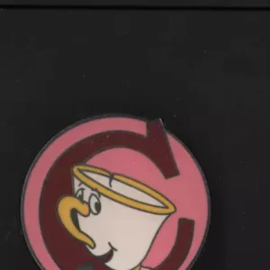 Disney Pin Chip From Beauty & The Beast Alphabet C 66582 Hidden Mickey