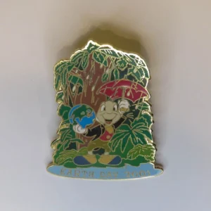 Disney DLR - Earth Day 2001 (Jiminy Cricket Rainy Day) Pin