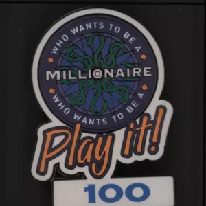 Who Wants To Be A Millionaire Play It Set 1000 Points Disney Pin 4596