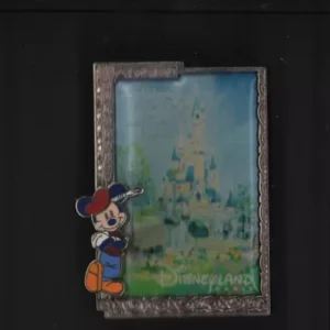 Walt Disney World WDW Cinderella Castle With Mickey Mouse’s Disney Pin (A8)