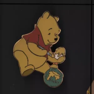 Dlr Easter 2002 Pooh Painting With Hunny Paint Brush Disney Pin Le