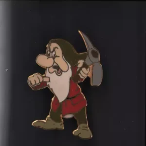 Snow White And The Seven Dwarfs Grumpy Holding A Pickaxe Disney Pin