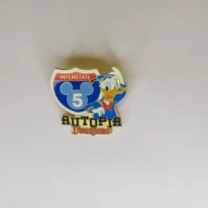 Disney  2001 Donald Duck Interstate 5 Autopia Pin Pin