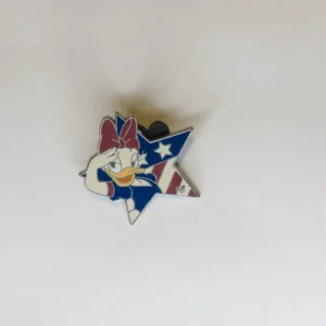 Disney   Daisy Duck  Patriotic Star Salute  Hidden Mickey Pin