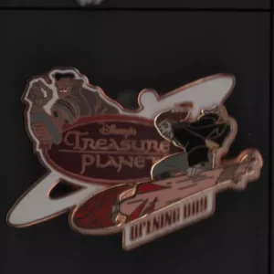 Disney DLR Treasure Planet Opening Day 2002 3D Pin solar surfer silve
