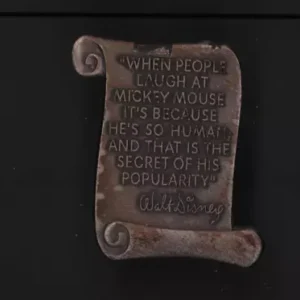 Walt Disney Scroll Quote 3 ...popularity "when People Laugh At