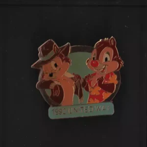 Old Rare Le Disney Pin Chip N Dale Rescue Rangers Cast Member 1992