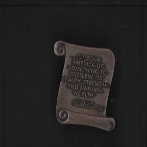 WDW Trading Pins Walt Disney Scroll Quote Series Retired Pin 2