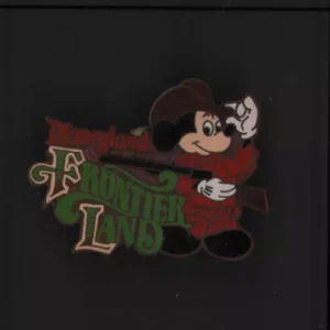 Vintage 1998 Mickey Mouse Frontierland Disneyland Attraction pin
