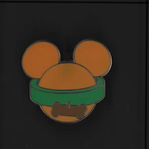 Disney Pluto Collar Dog Mouse Ears Hidden Mickey 2012 Collectible Trading Pin