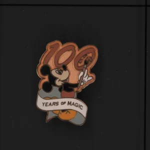 Disney 100 Years of Magic Mickey Mouse with Paintbrush Pin