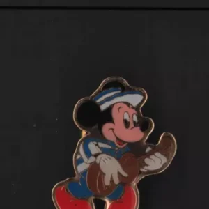 Disney Pin  Tdr  Mickey Mouse  Guitar  Tdl Blue And White Daper