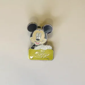 Disney WDW Cast Lanyard   – Mickey's Autograph Gold Pin