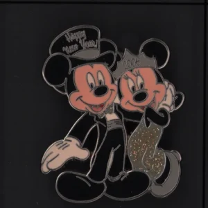 Disney Pin - Mickey Mouse Minnie In Formal Wear Happy Year 2006 Wdw