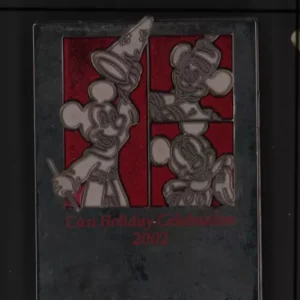 Disney 2002 cast holiday celebration mickey cast exclusive Le 3000 hindged pin