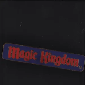 Disney Magic Kingdom Purple Logo Pin
