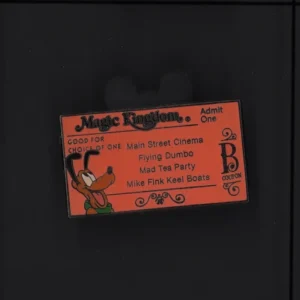 Disney Cast Lanyard Series #3 - Magic Kingdom Ticket B Pluto Pin