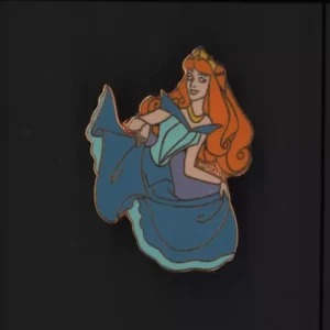Disney 2001 Princess Aurora Sleeping Beauty Error (No Sleeves) PIN on Card #83