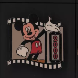 DISNEY COUNTDOWN TO THE MILLENNIUM 1 MICKEY 1999-2000 SPINNER Fotoball PIN