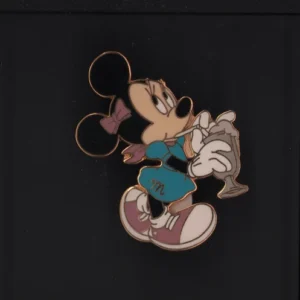 Vintage Jukebox Minnie Mouse Drinking Milkshake Disney Pin (A8)