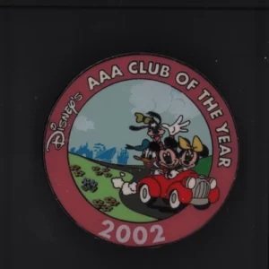 Disney 2002 Fab 4 Aaa Club Of The Year Pin - Official Pin Trading Pin