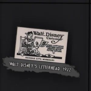 WALT DISNEYS LETTERHEAD 1922 COUNTDOWN #1 100 YEARS Of MAGIC SOLD OUT WDW LE PIN