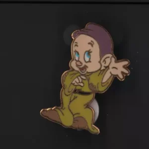Disney Pin Baby Toddler Dopey Snow White 7 Dwarfs Boys Dwarf