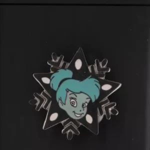 DISNEY DLR 2007 HOTEL HIDDEN MICKEY SNOWFLAKE COLLECTION TINKER BELL PIN
