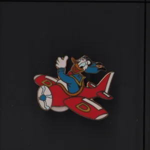 Disney Pin 6089 Donald Duck Flying Plane Airplane Pilot Propeller Ace