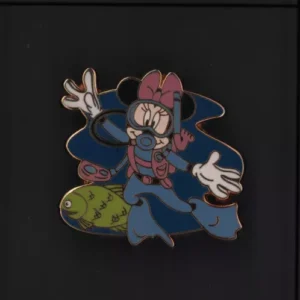 Disney Wdw Hidden Mickey Collection Scuba Diving Minnie Mouse Pin
