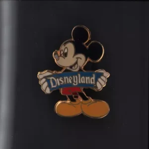 Mickey Holding A Disneyland Banner Disney Pin 0