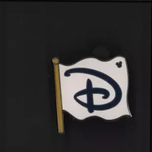 2008 Disney Hidden Mickey Series Fun Icons Magic Kingdom Flag Pin Authentic