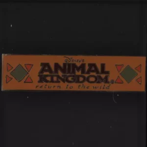 Disney WDW Map  Title Pin Animal Kingdom Return to the Wild Pin